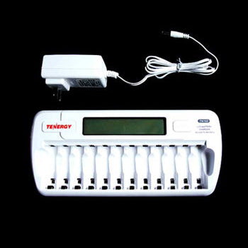 12-bay NiMH charger