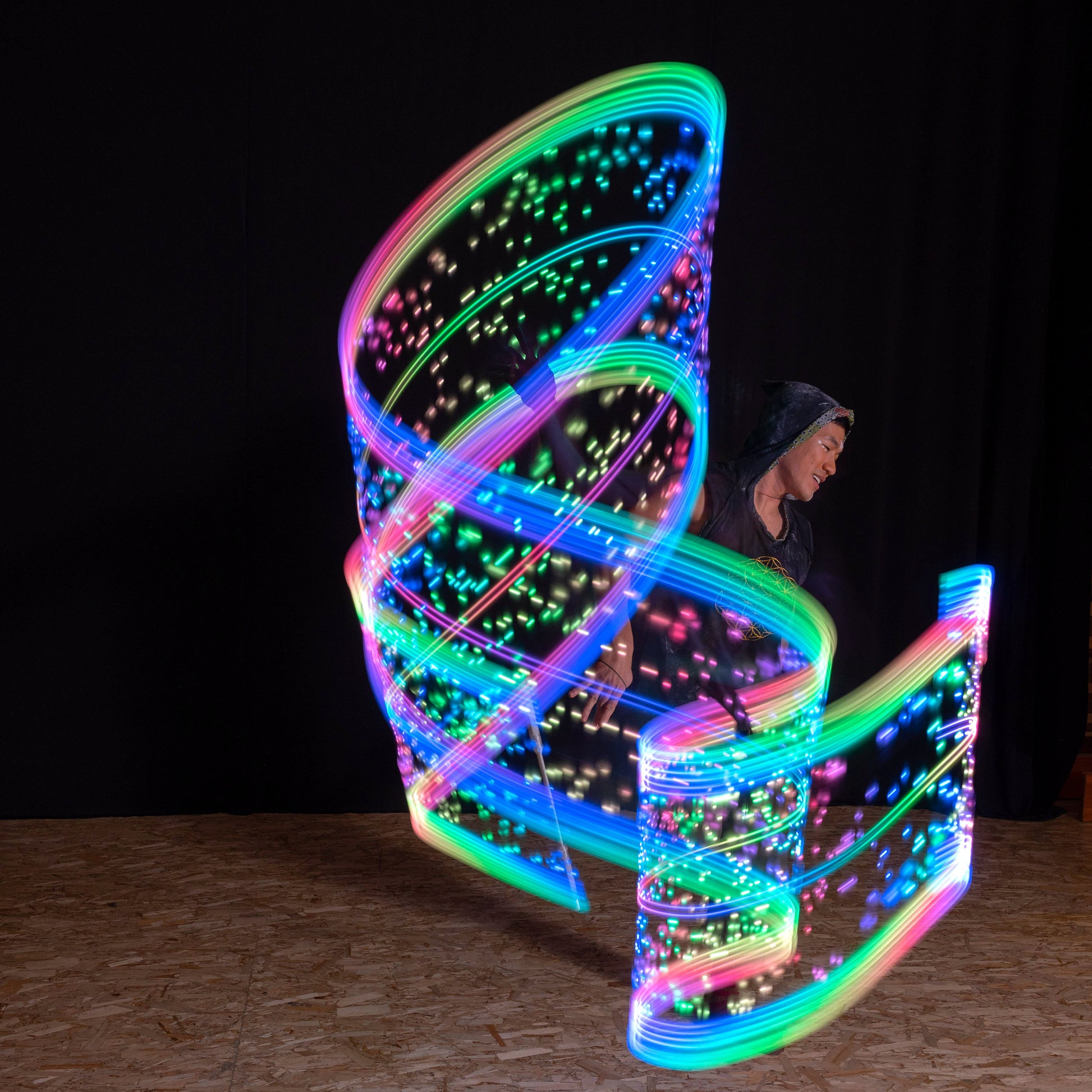 full vision LED dance wand