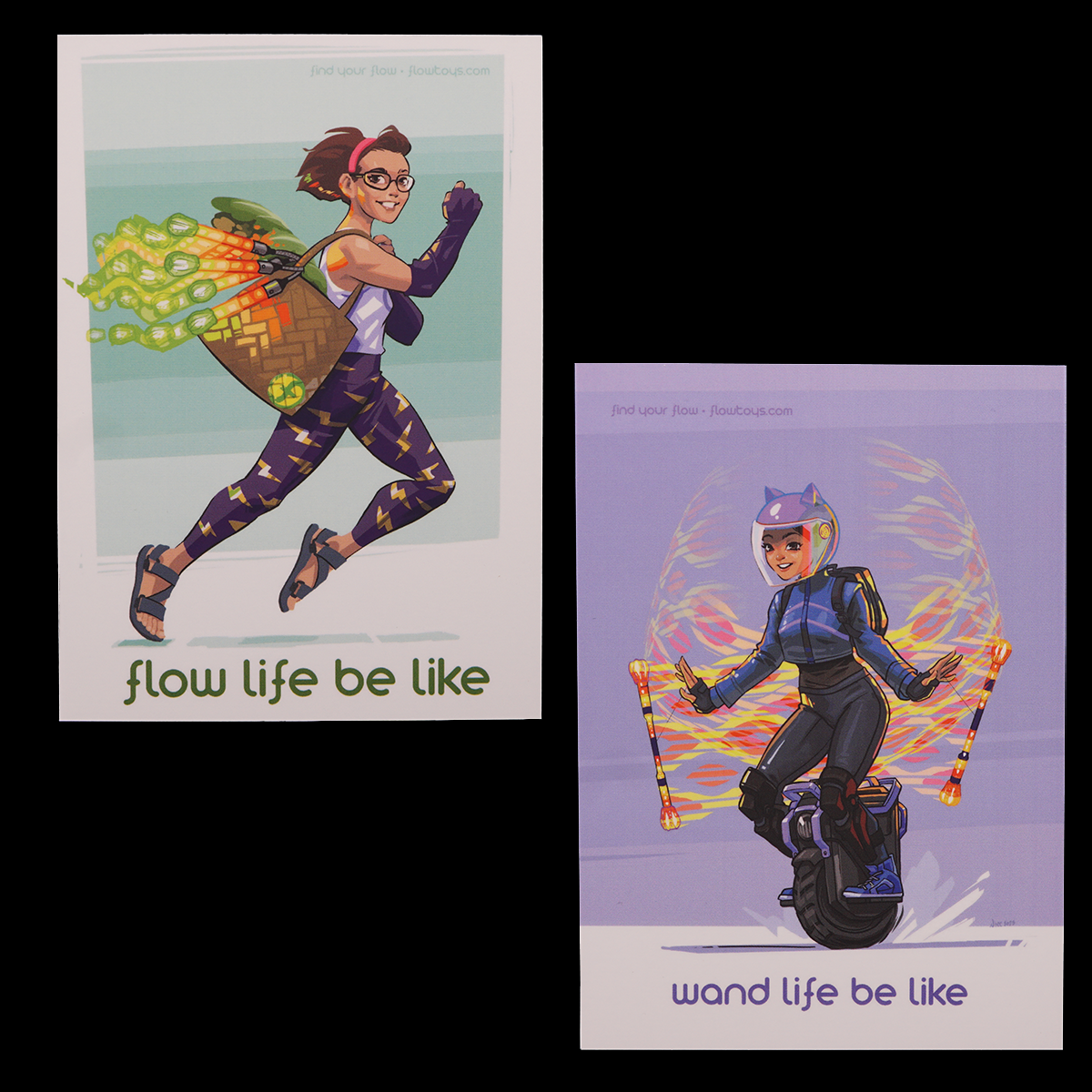 art cards series :: flow life be like