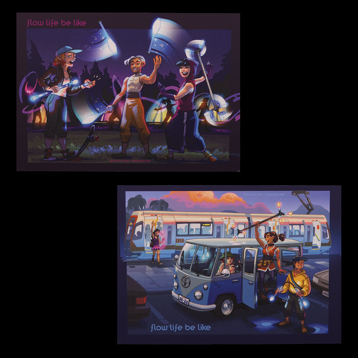 art cards series :: flow life be like