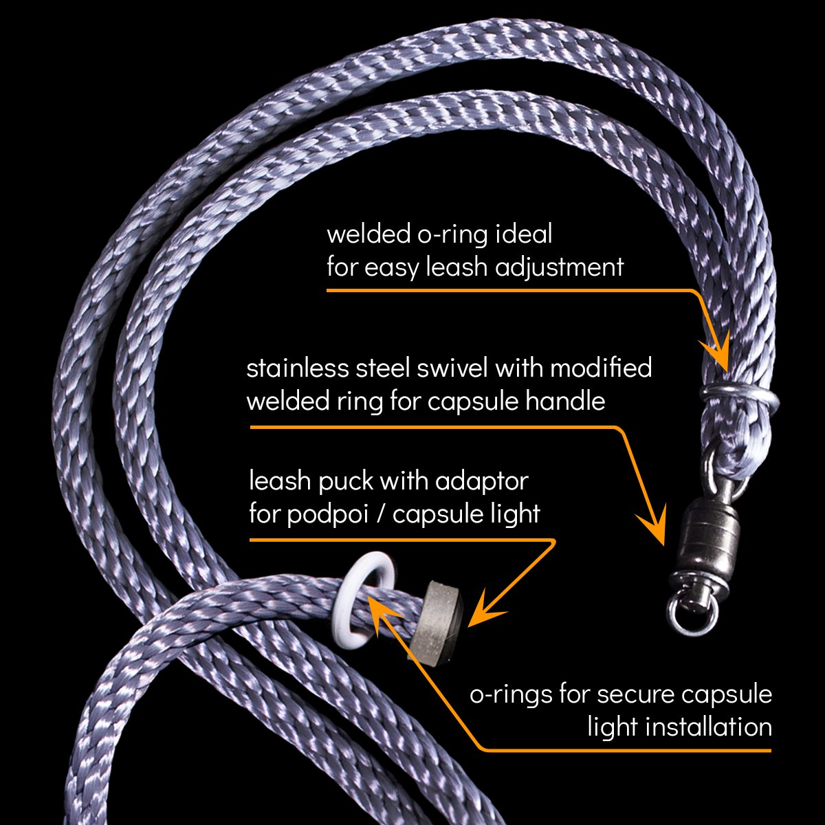 capsule handle leash