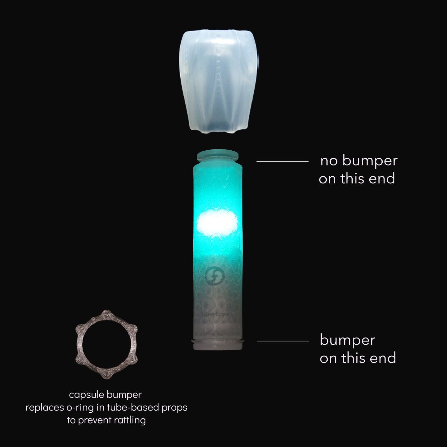 composite flower stick w/o lights
