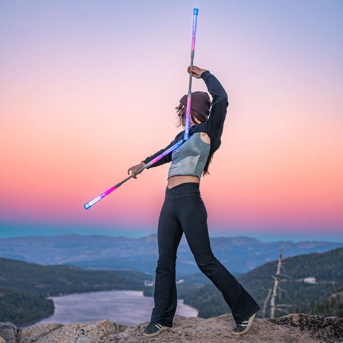 pop'n flow composite stick - 15mm :: full vision spoke