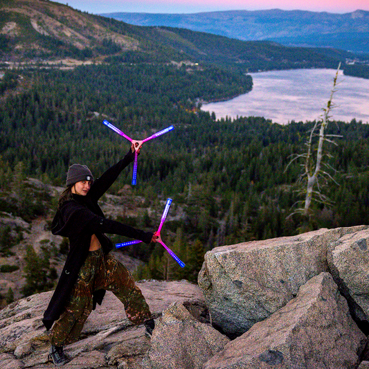 pop'n flow LED triads :: full vision spoke