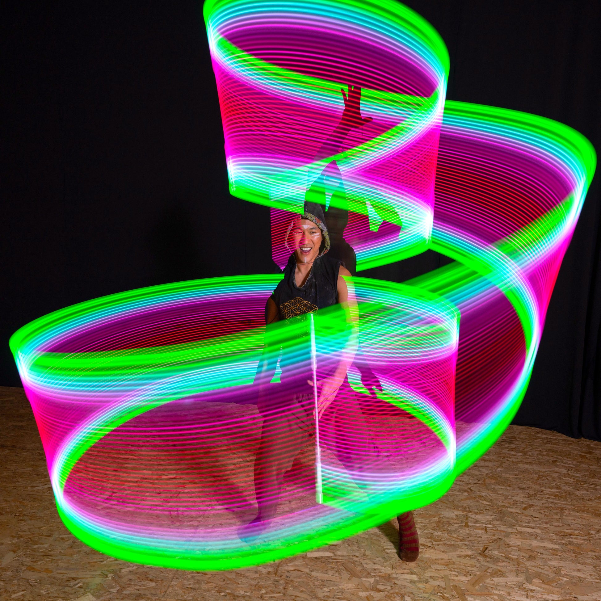 full vision LED dance wand