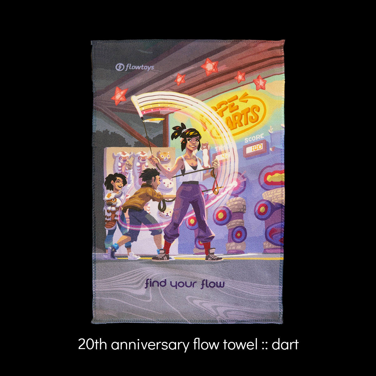 pop'n flow LED dart :: full vision spoke