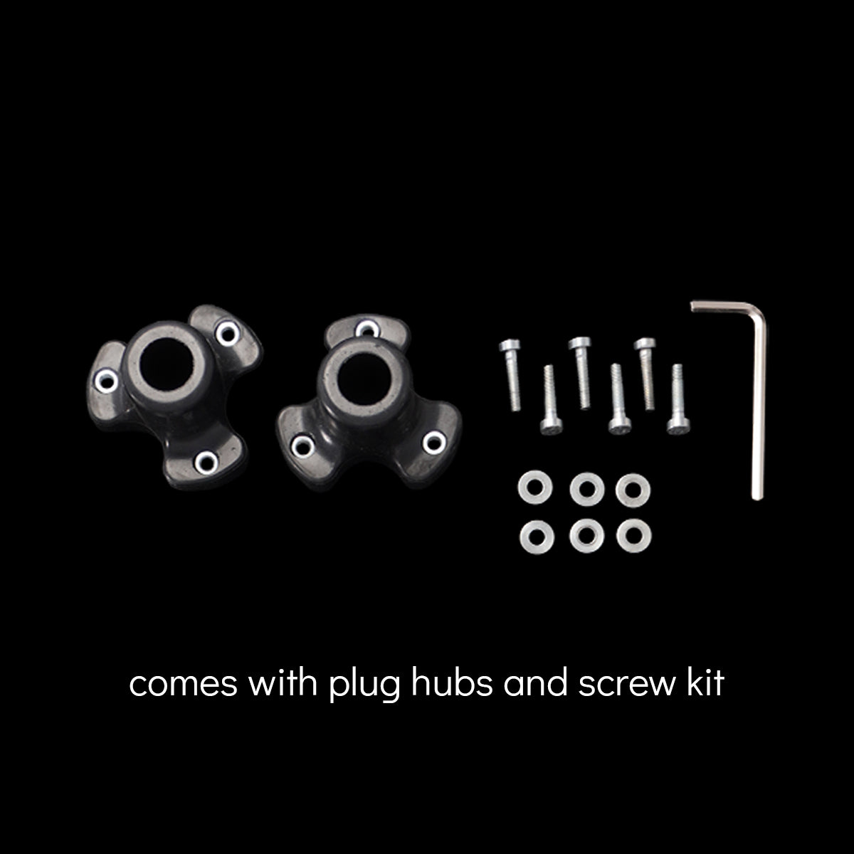 flowbonacci dragon staff head plug hubs and screw kit