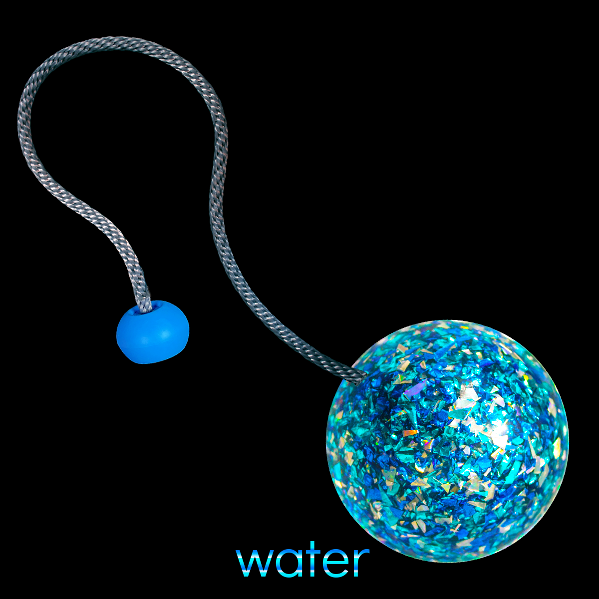 glitterbomb90 poi - 6mm cord - single