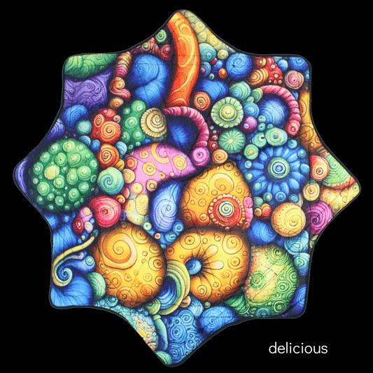 made in the US mougee star spinning cloth double-sided dapostar flowstar