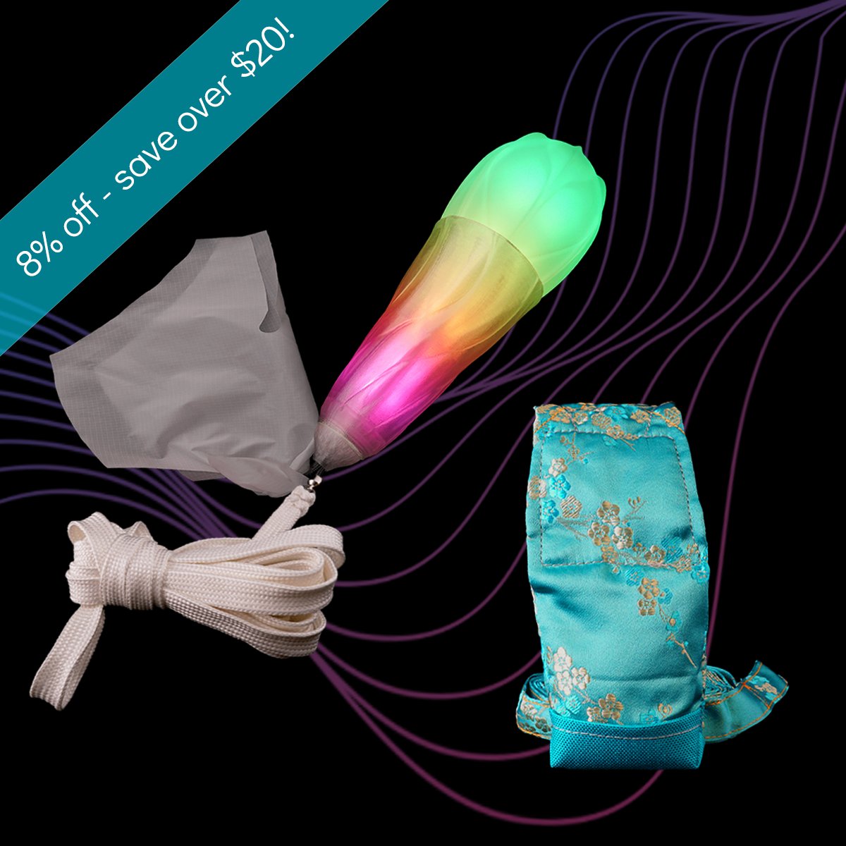 night & day rope dart :: advanced flowkit