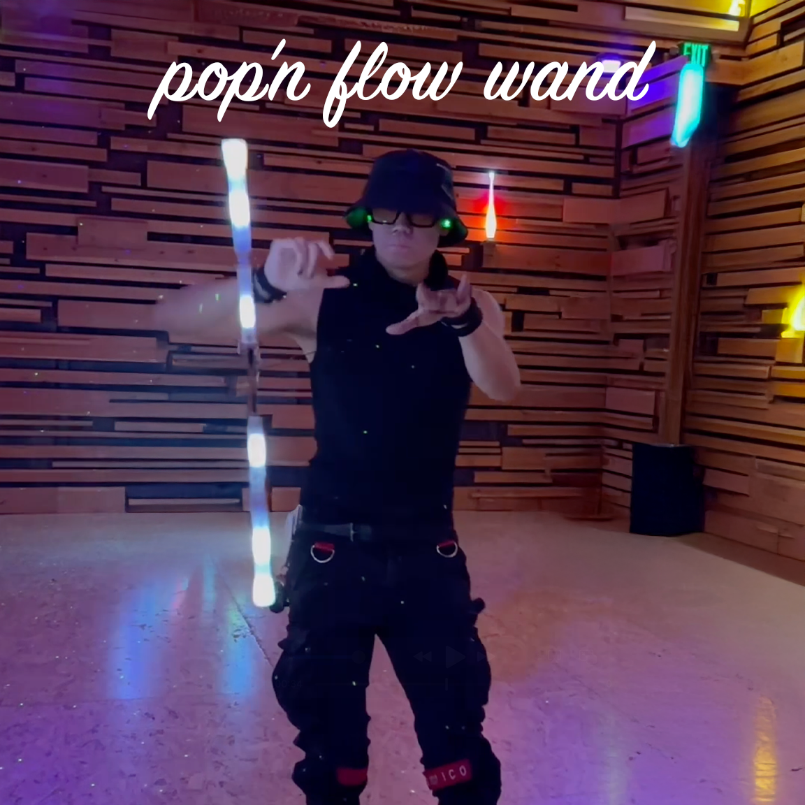 pop'n flow contact wand :: full vision spoke
