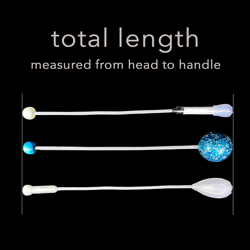 coral poi w/o lights - single