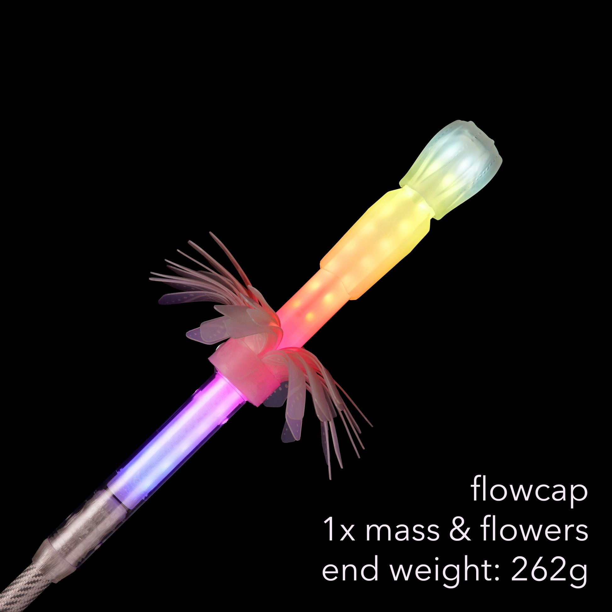 pop'n flow composite contact staff - 18mm :: full vision spoke