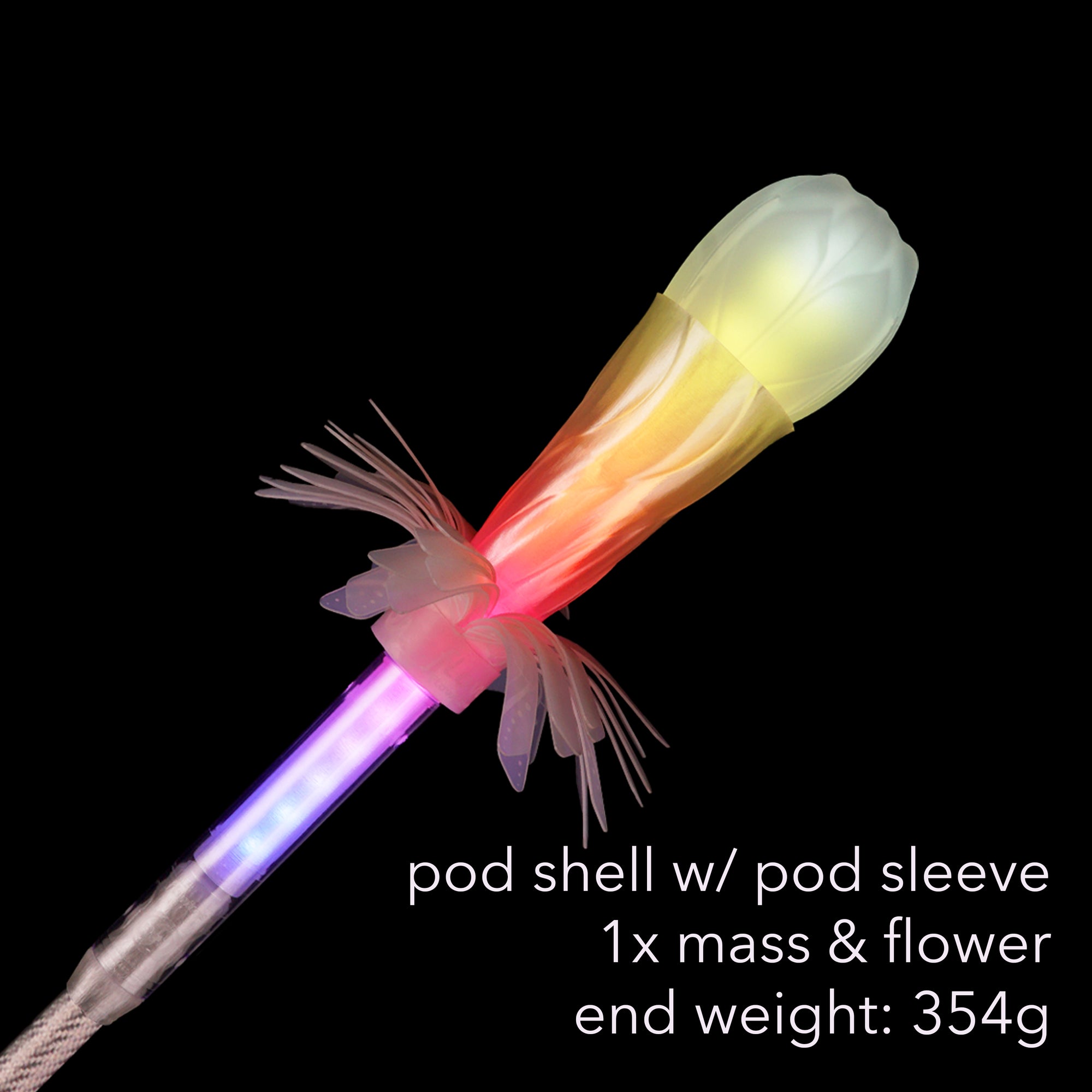 pop'n flow composite contact staff - 18mm :: full vision spoke