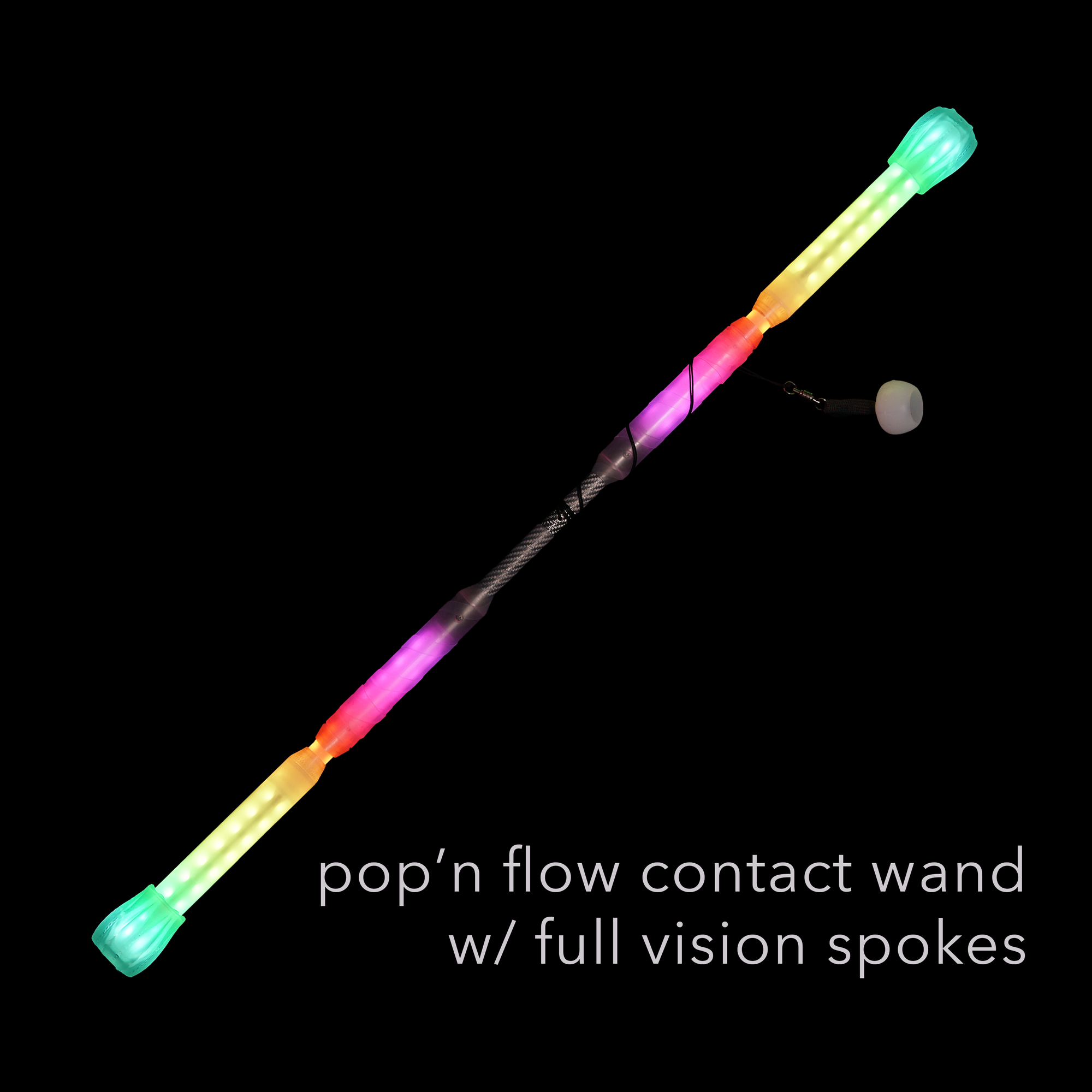 hub - pop'n flow contact wand :: full vision spoke