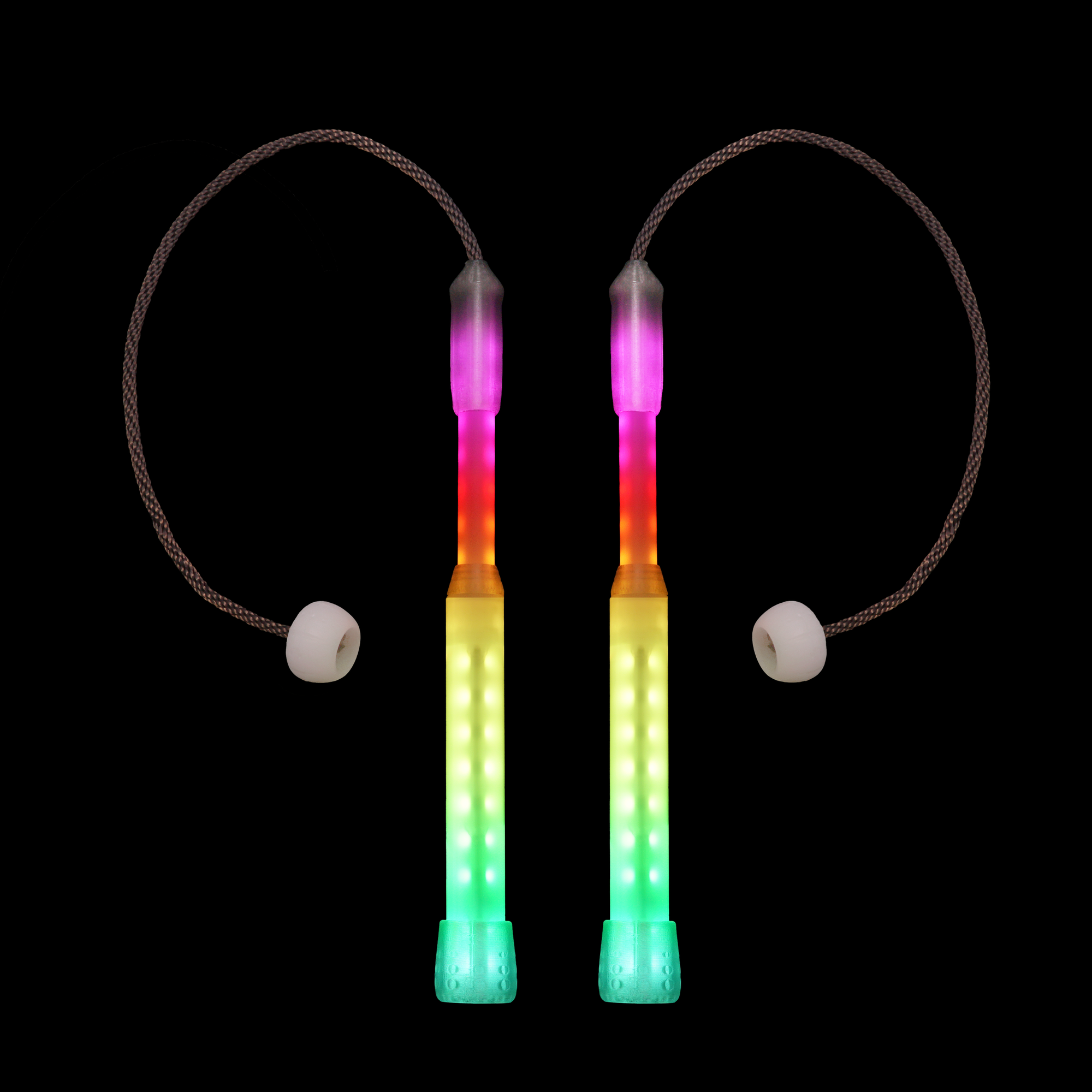 pop'n flow LED poi :: 6mm smithy - full vision spoke