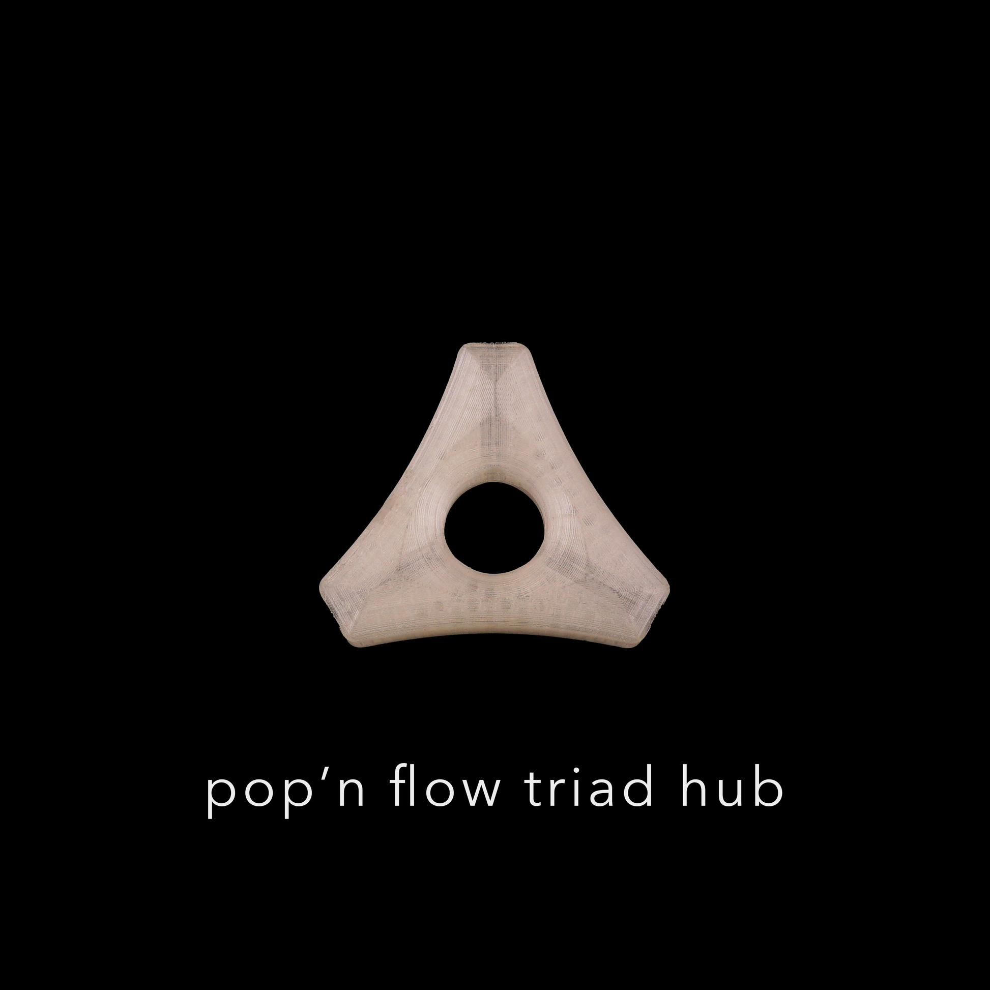 hub - pop'n flow triad (pair) :: full vision spoke