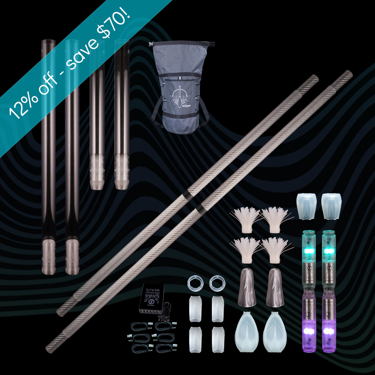 pop'n flow travel staff flowkit :: capsules