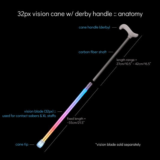 vision cane handle :: derby