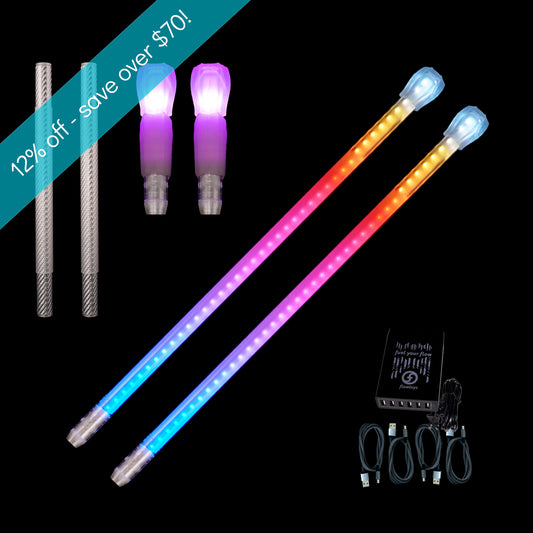 vision double martial saber & staff kit