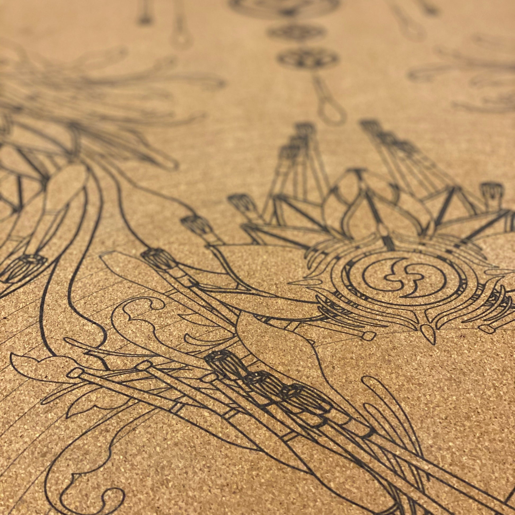 cork yoga mat :: i dream of props