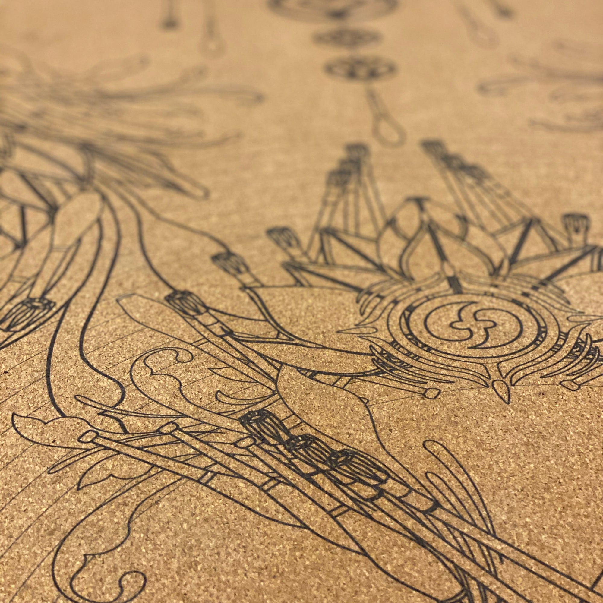 cork yoga mat :: i dream of props