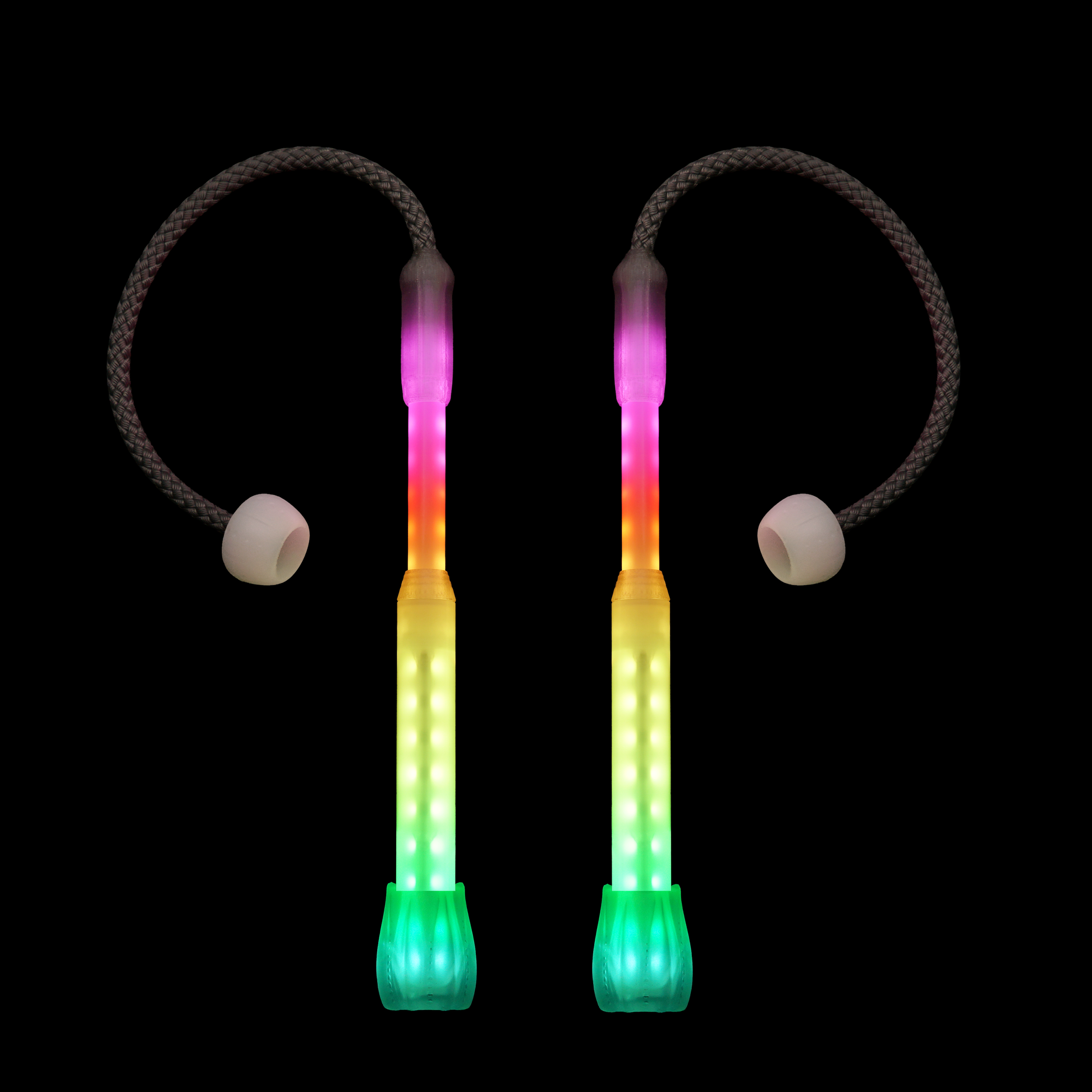 pop'n flow LED poi :: 10mm FPC - full vision spoke