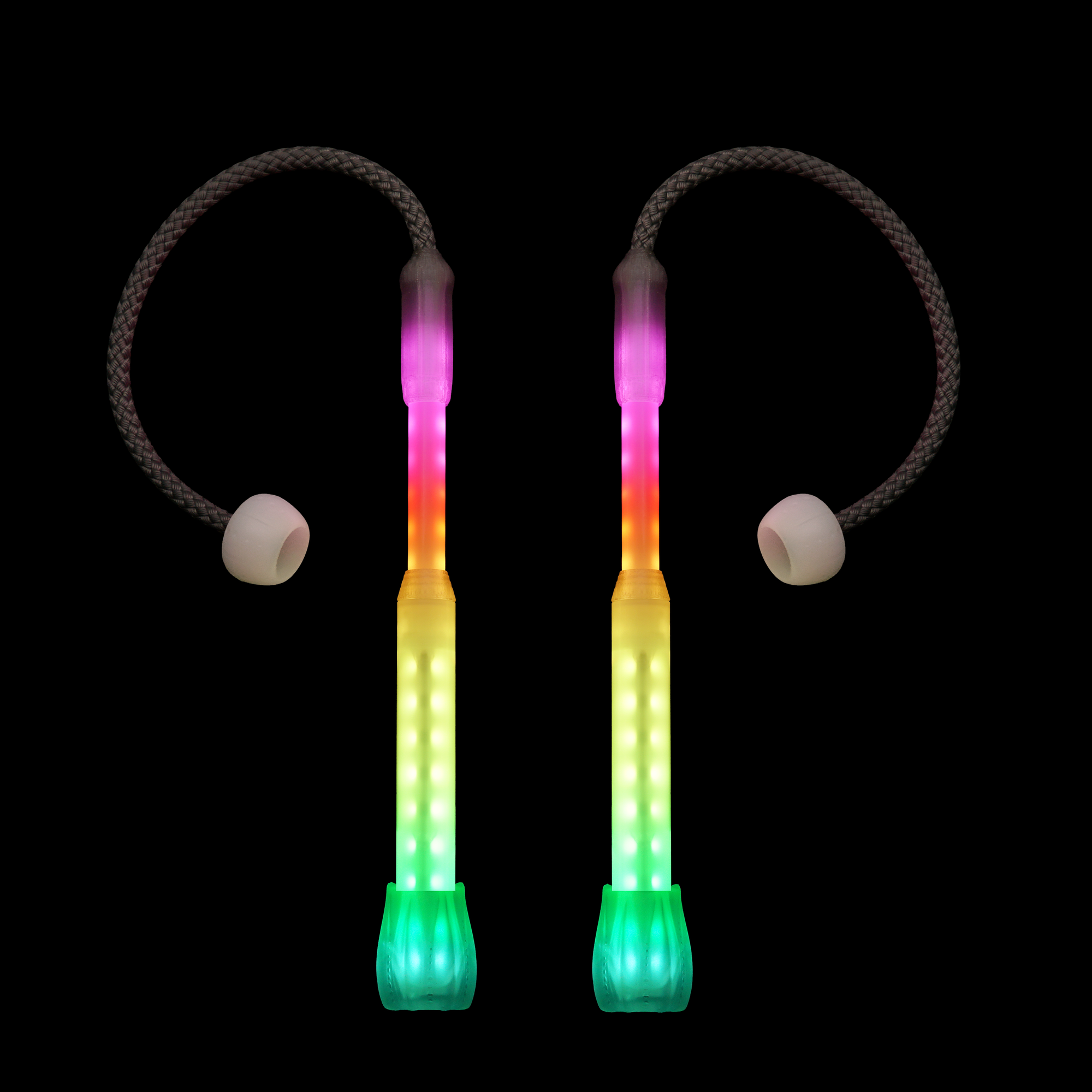 pop'n flow LED poi :: 10mm FPC - full vision spoke