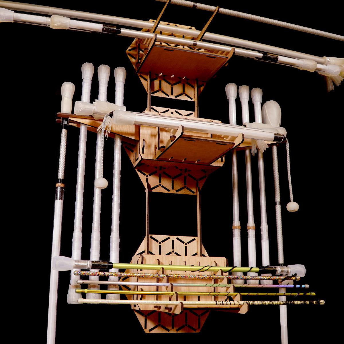 down low w/ stick steps + power bin