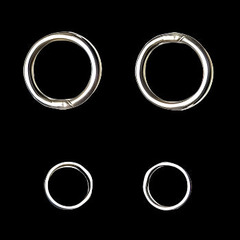 welded rings - set of 2