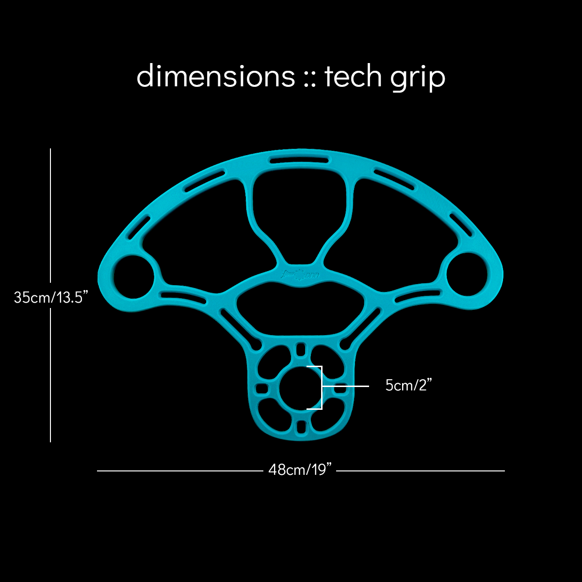 flow DNA 3D-printed mojura fans dimensions - tech grip
