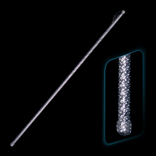 flowtoys limited edition flow-wand levitation wand - diamond with rhinestones