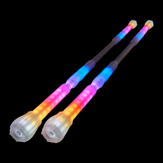 pop'n flow 15mm composite staff w/ full vision spoke :: double & multi staff