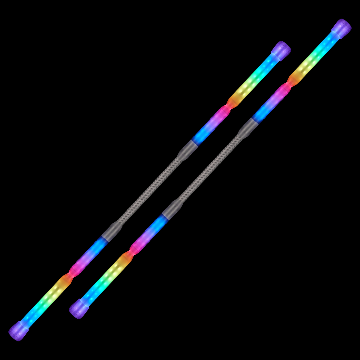 pop'n flow 15mm composite staff w/ full vision spoke :: double & multi staff
