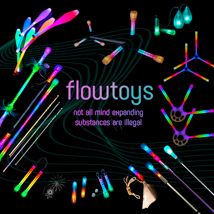 flowtoys: world's favorite LED poi, batons, juggling props & more
