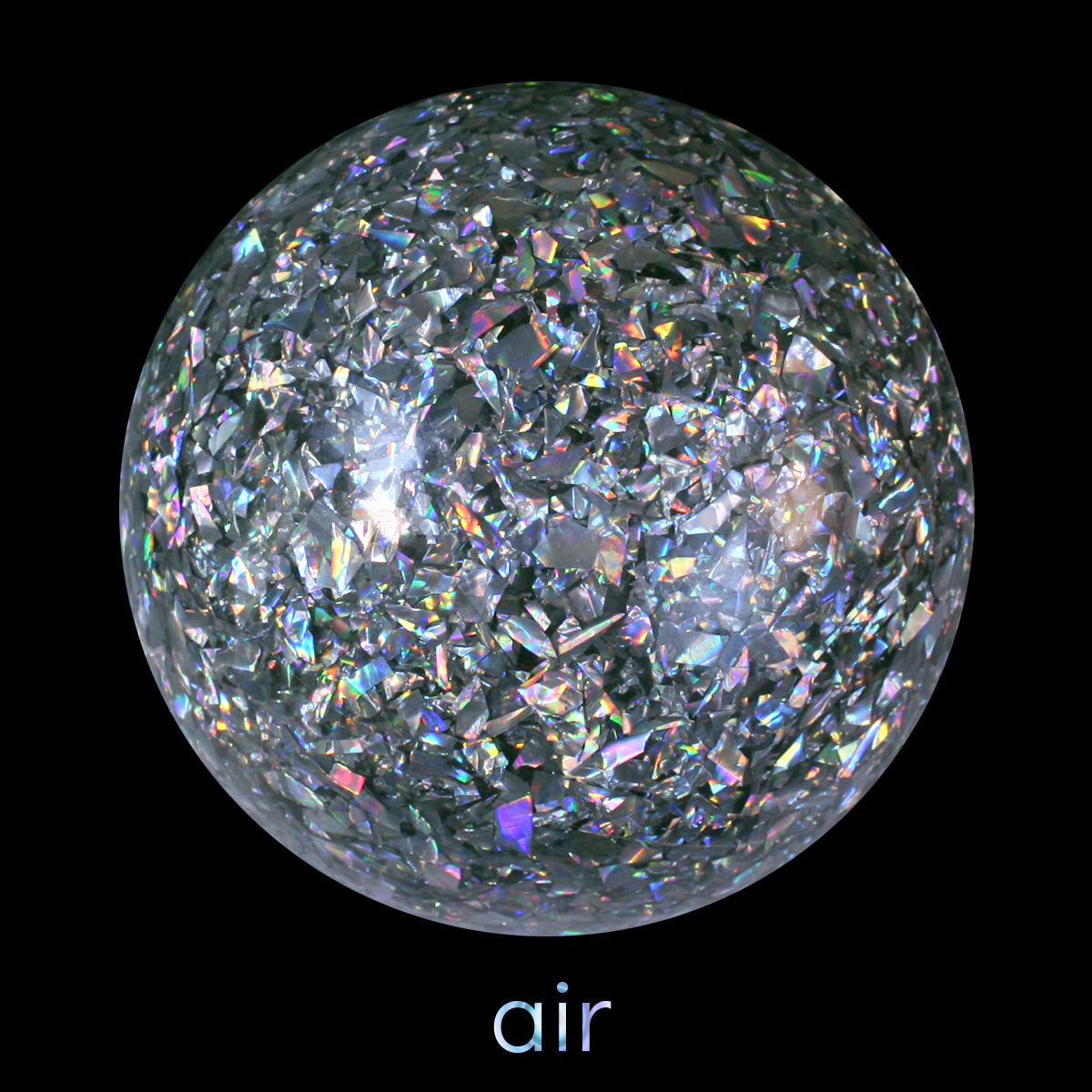 flowtoys glitterbomb stage contact juggling ball in air silver color