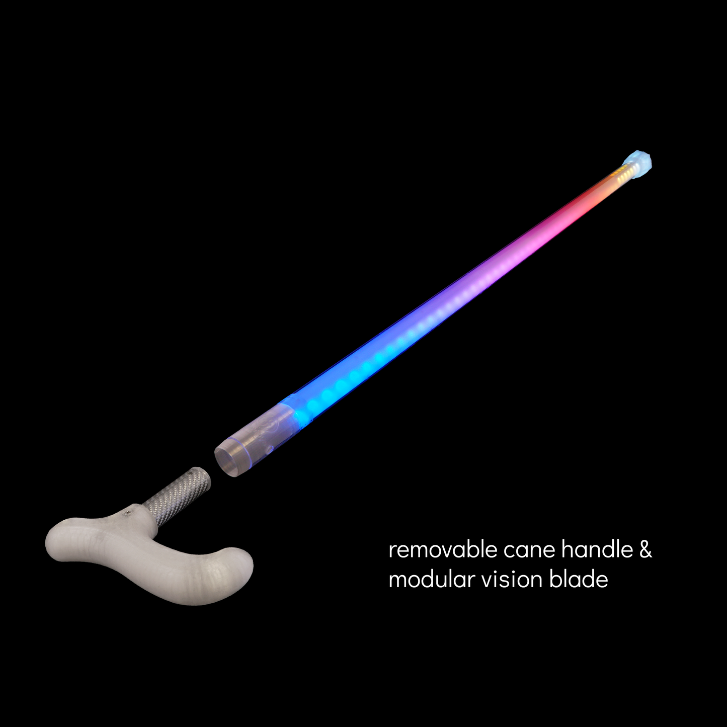 full vision cane :: derby handle