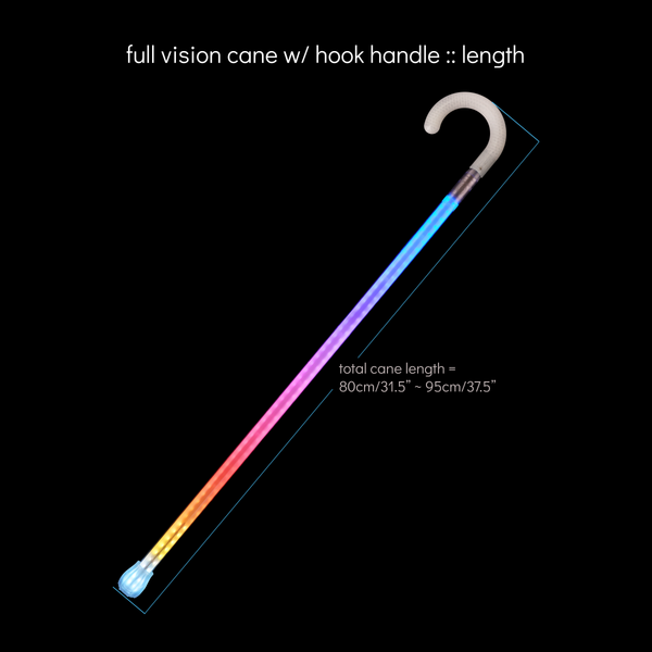 full vision cane :: hook handle – flowtoys