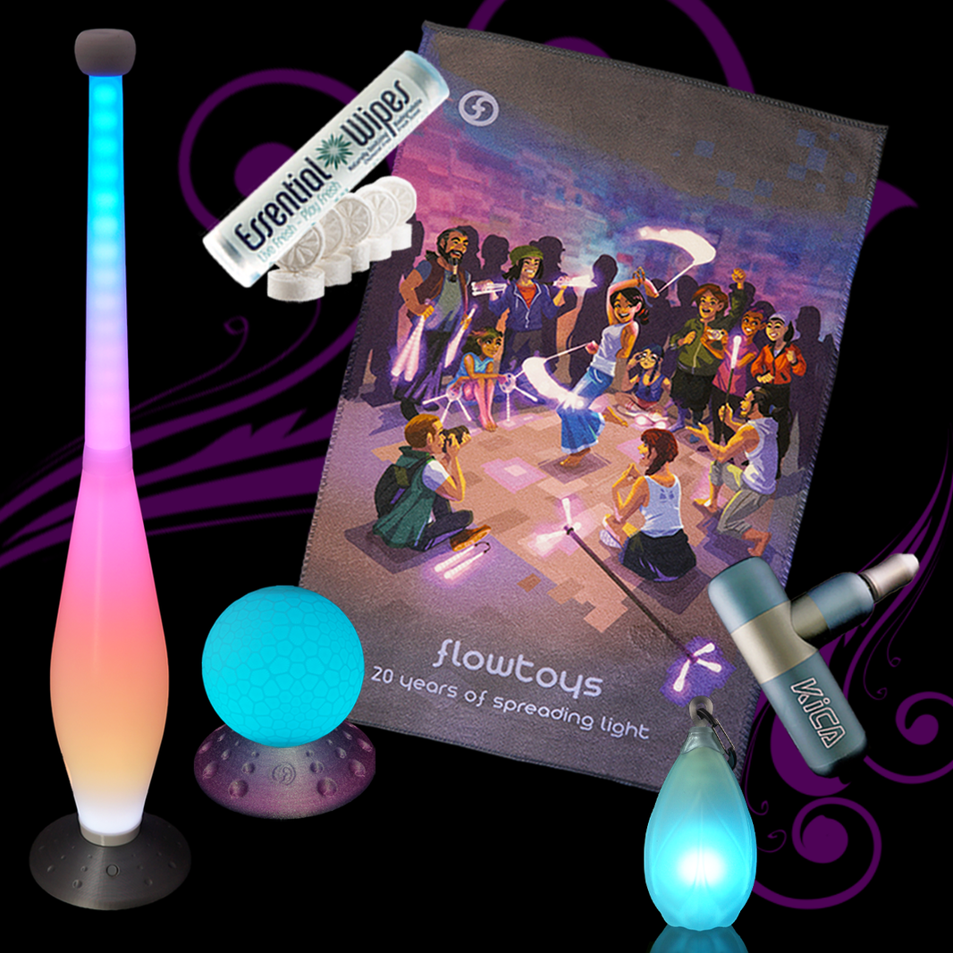 flowtoys: world's favorite LED poi, batons, juggling props & more