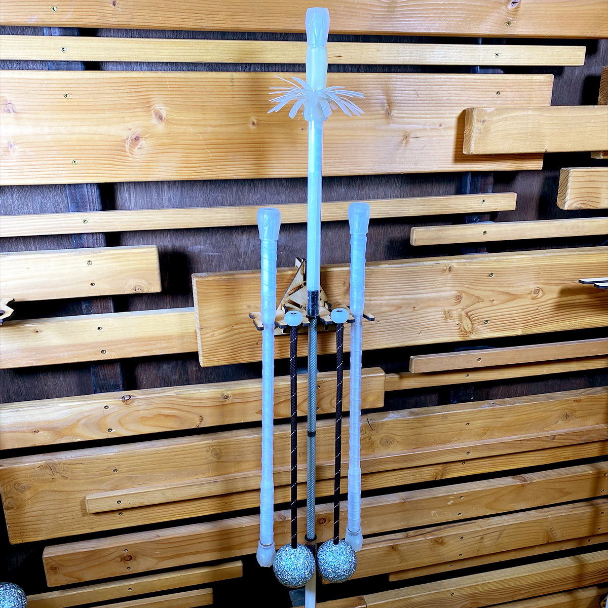 Prop Rackz 5-fork mount - kaizen modular prop rack system parts - flowtoys