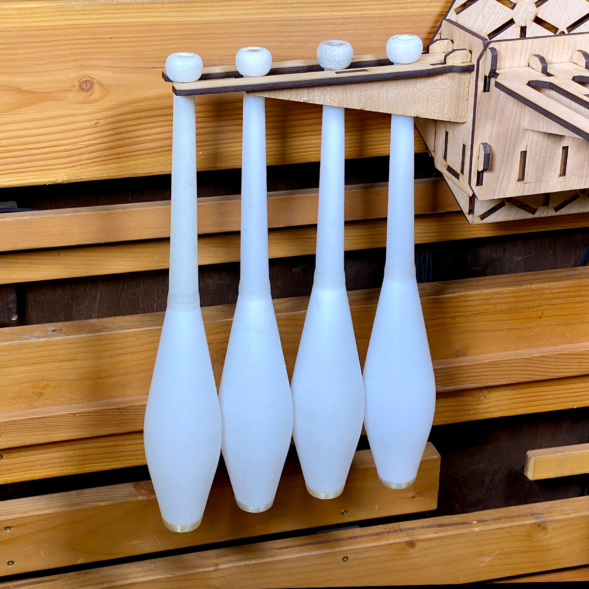 Prop Rackz deep forks - kaizen modular prop rack system - flowtoys