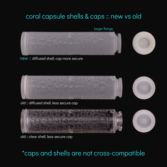 coral capsule cap