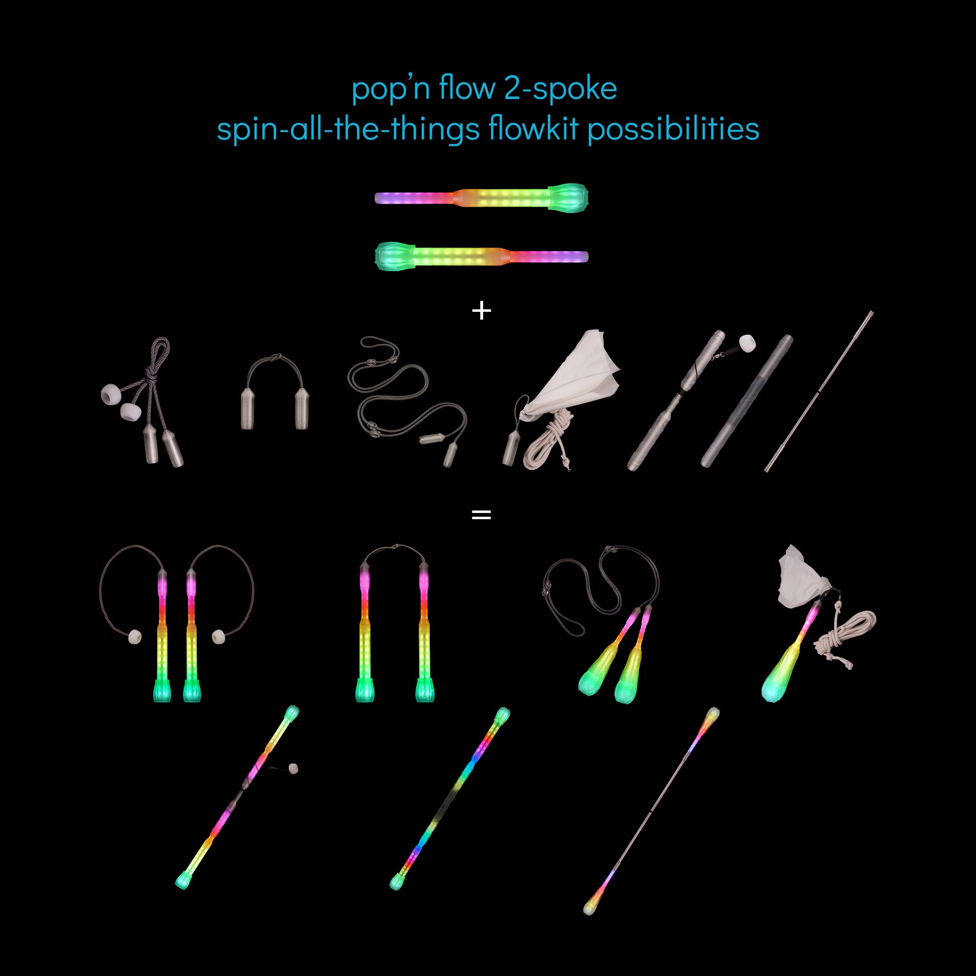 pop'n flow 2 FV-spoke :: spin-all-the-things flowkit