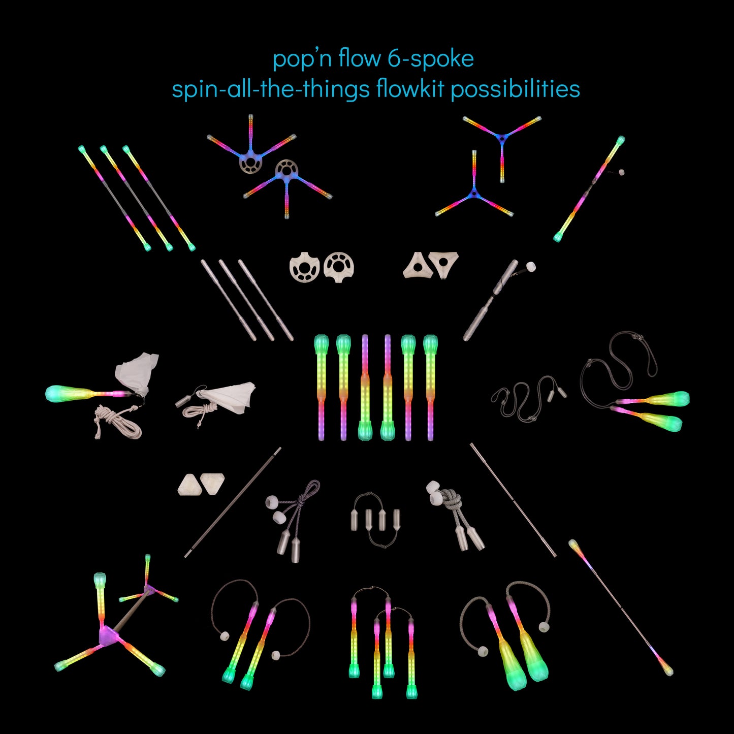 pop'n flow 6 FV-spoke :: spin-all-the-things flowkit