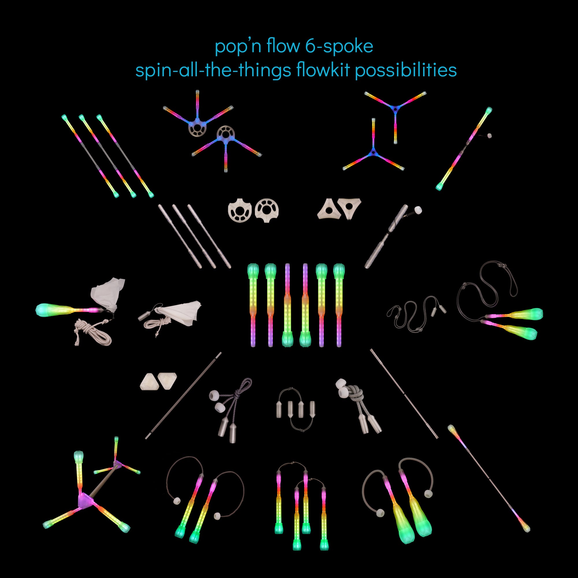pop'n flow 6 FV-spoke :: spin-all-the-things flowkit