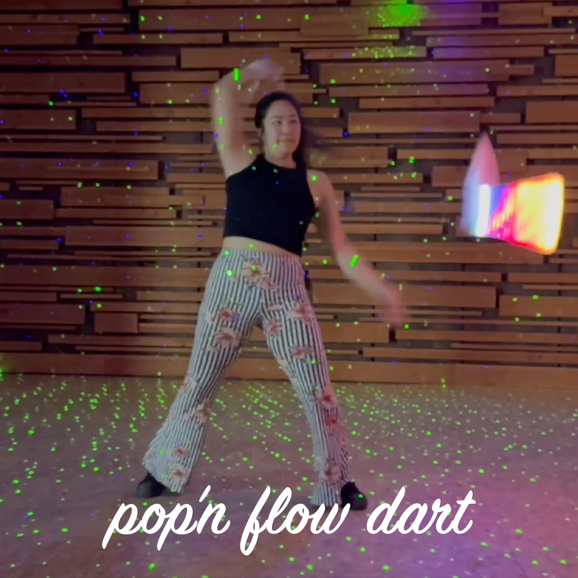 Graceful rope dart flow by Emily Tsai aka emziwan, using flowtoys pop'n flow dart