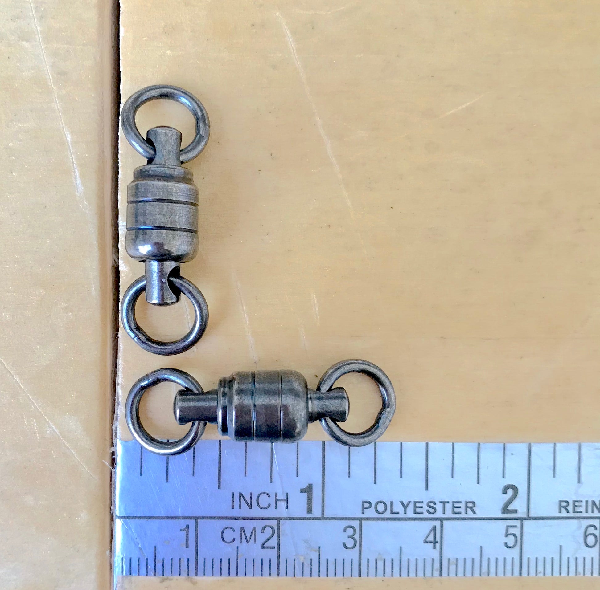 stainless steel swivels (pair)