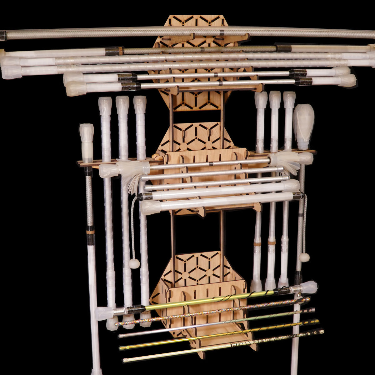 Stick Rack Binding Sticks horizontal mega kit - modular prop rack storage system for ...