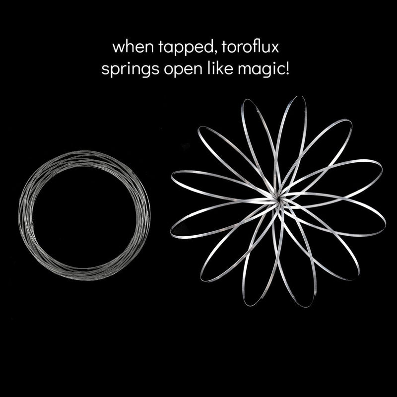 original toroflux® - interactive kinetic spring toy - flowtoys