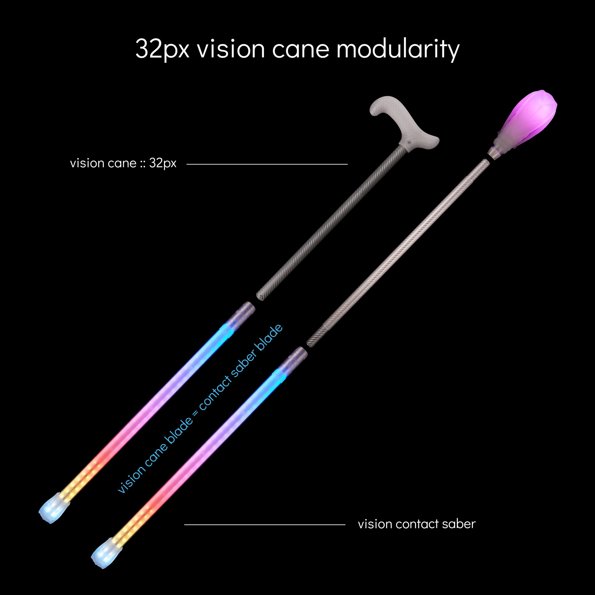 vision cane :: derby handle